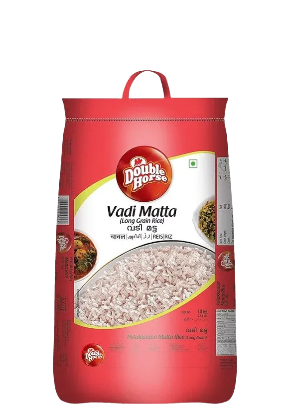 DOUBLE HORSE MATTA RICE 10KG - Kashmir Watan Foodstores