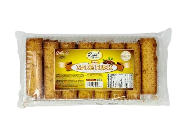 REGAL ALMOND CAKE RUSK 21PCS 630G - Kashmir Watan Foodstores