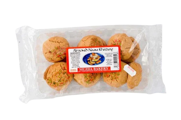 MUZDA ALMD NAAN KHATAY 275g - Kashmir Watan Foodstores