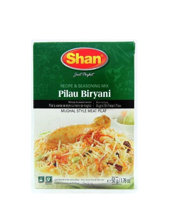SHAN PILAU BIRYANI MASALA 50G - Kashmir Watan Foodstores