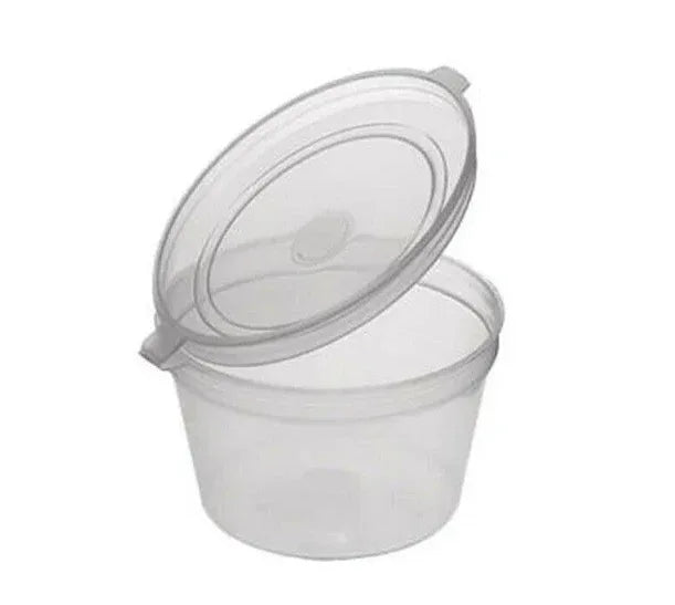 HINGED CUP & LIDS 500PCS 4OZ - Kashmir Watan Foodstores
