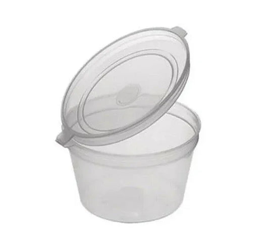 HINGED CUP & LIDS 500PCS 4OZ - Kashmir Watan Foodstores