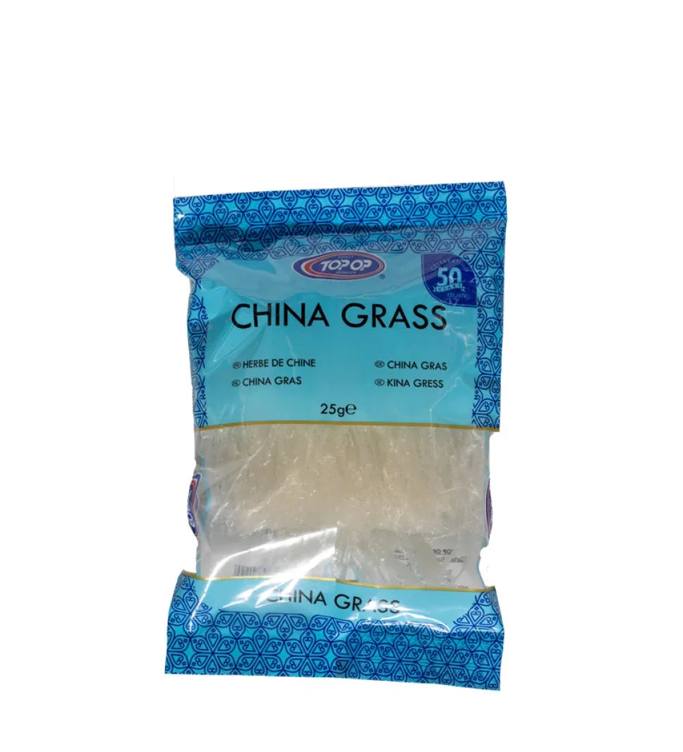TOP OP CHINA GRASS -AGAR AGAR 100G - Kashmir Watan Foodstores