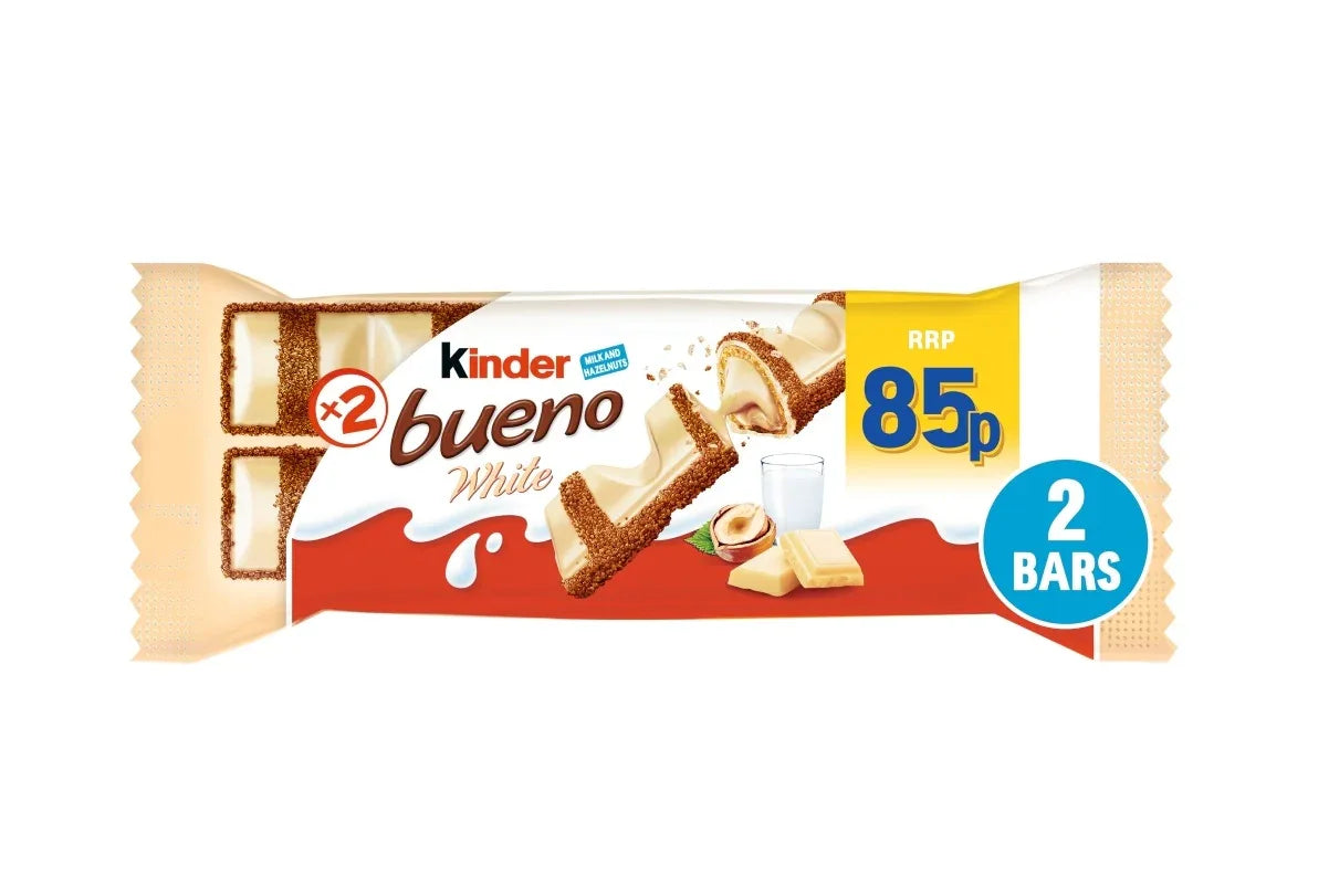 KINDER BUENO WHITE 43G PM85P - Kashmir Watan Foodstores