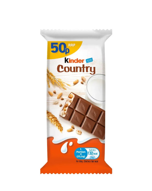 KINDER COUNTRY BAR 23.5G PM50P - Kashmir Watan Foodstores
