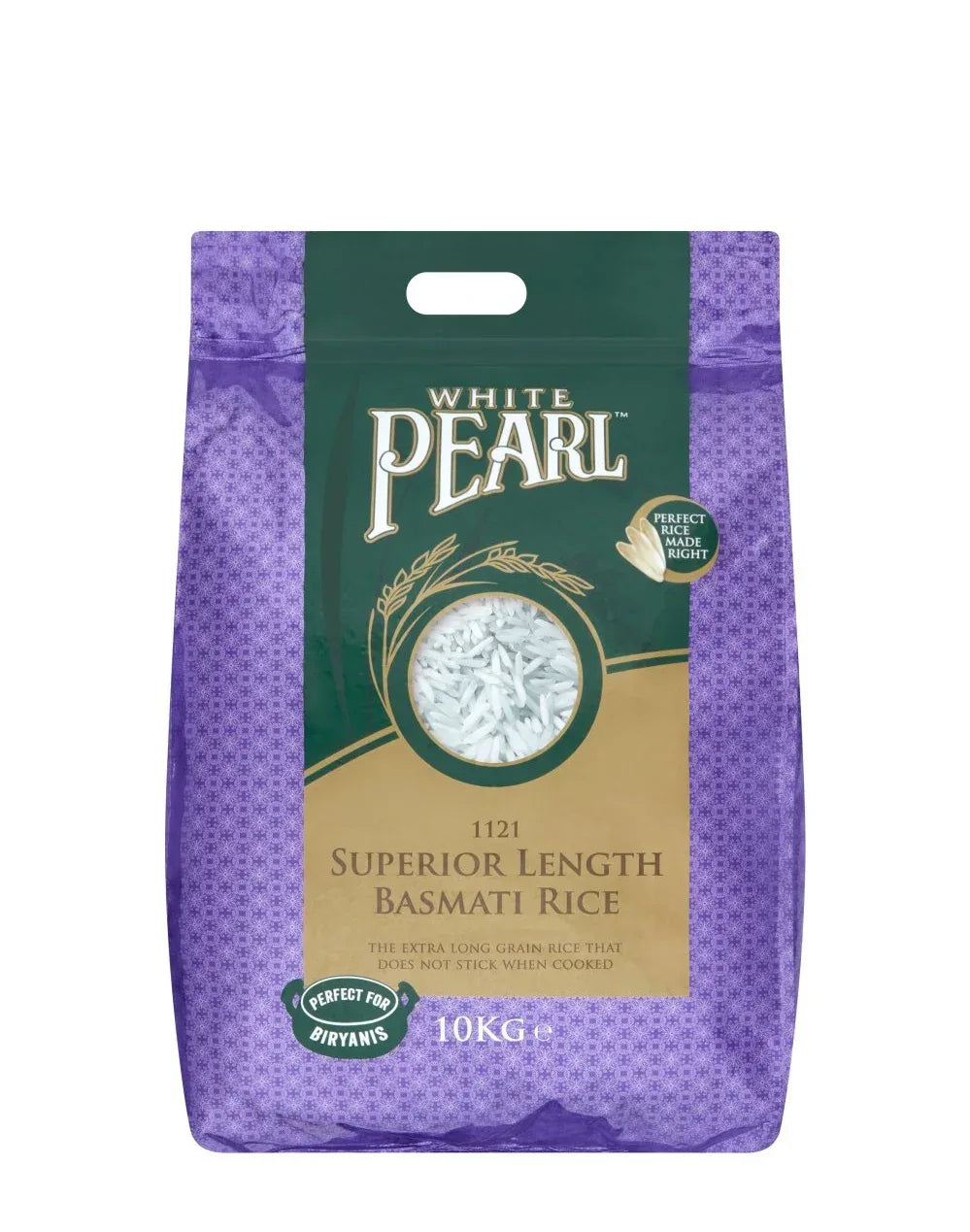 W/PEARL BASMATI 1121 10KG - Kashmir Watan Foodstores