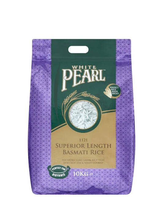 W/PEARL BASMATI 1121 10KG - Kashmir Watan Foodstores