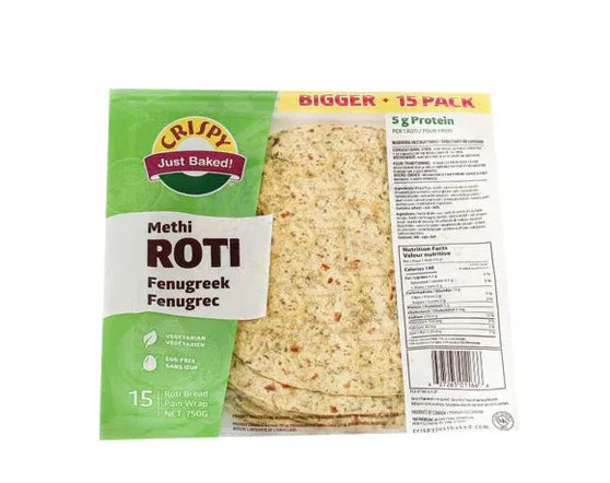 CRISPY METHI ROTI FENUGREEK 15PK - Kashmir Watan Foodstores