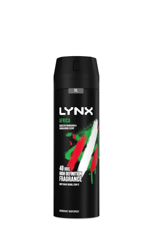 LYNX AFRICA BODY SPRAY SILVER 200ML - Kashmir Watan Foodstores