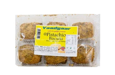 YAADGAAR PISTACHIO BISCUITS 12PCS - Kashmir Watan Foodstores