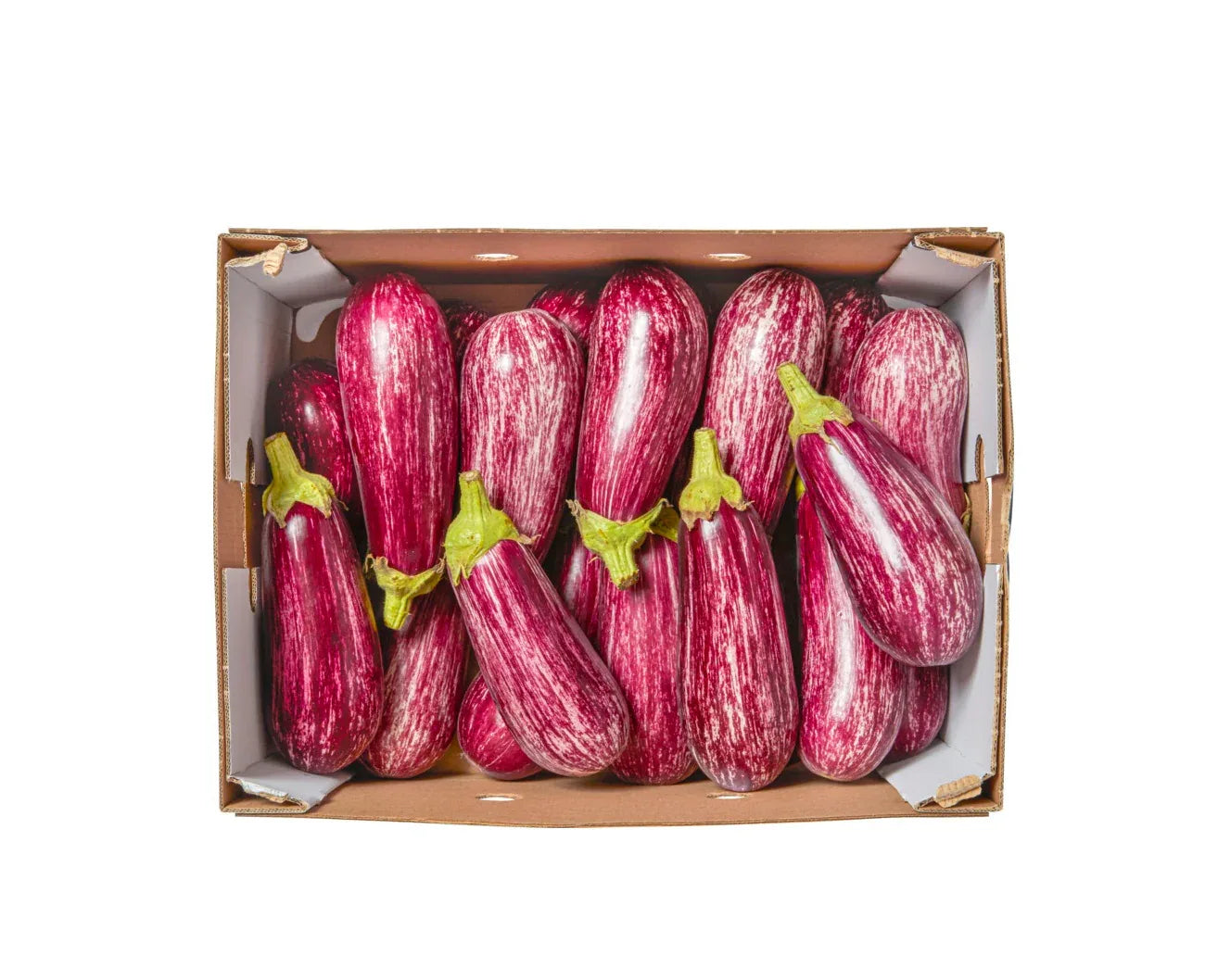 STRIPED REVIYA AUBERGINE BOX 4KG - Kashmir Watan Foodstores