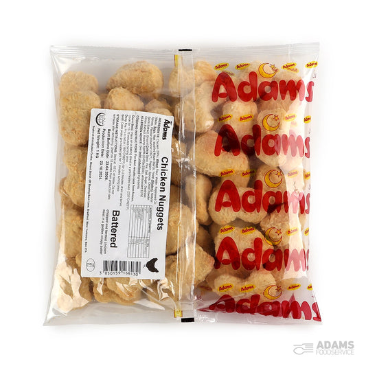 ADAMS BATTERED CHICKEN NUGGETS 1KG