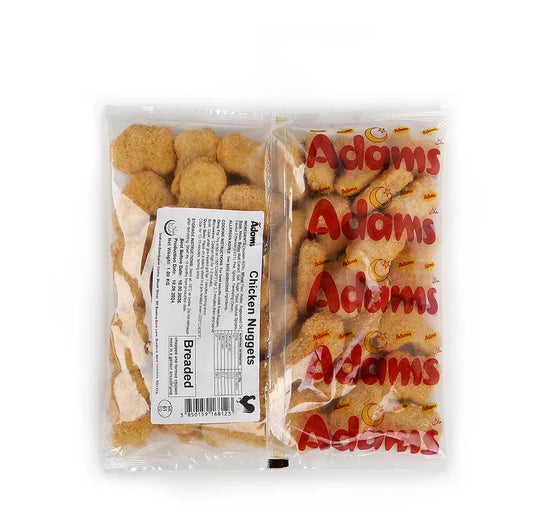 BREAD CHICKEN NUGGETS 1KG (ADAMS) - Kashmir Watan Foodstores