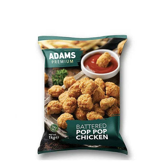 ADAMS CHICKEN POPCORN 1KG - Kashmir Watan Foodstores
