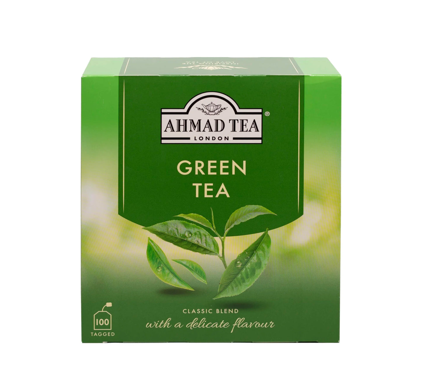 AHMAD GREEN TEA 100 BAGS - Kashmir Watan Foodstores