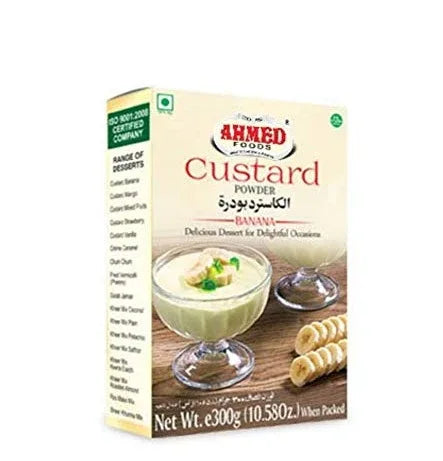 AHMED CUSTARD PWD BANANA 300G - Kashmir Watan Foodstores