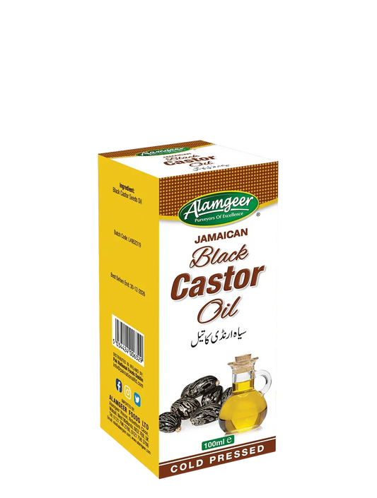 ALAMGEER BLACK CASTOR OIL 100ML - Kashmir Watan Foodstores