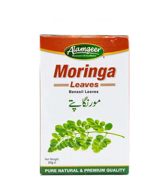 ALAMGEER MORINGA LEAVES 25G - Kashmir Watan Foodstores