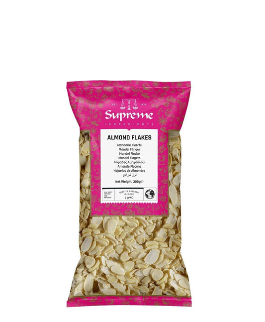 SQ ALMOND FLAKE 300G - Kashmir Watan Foodstores