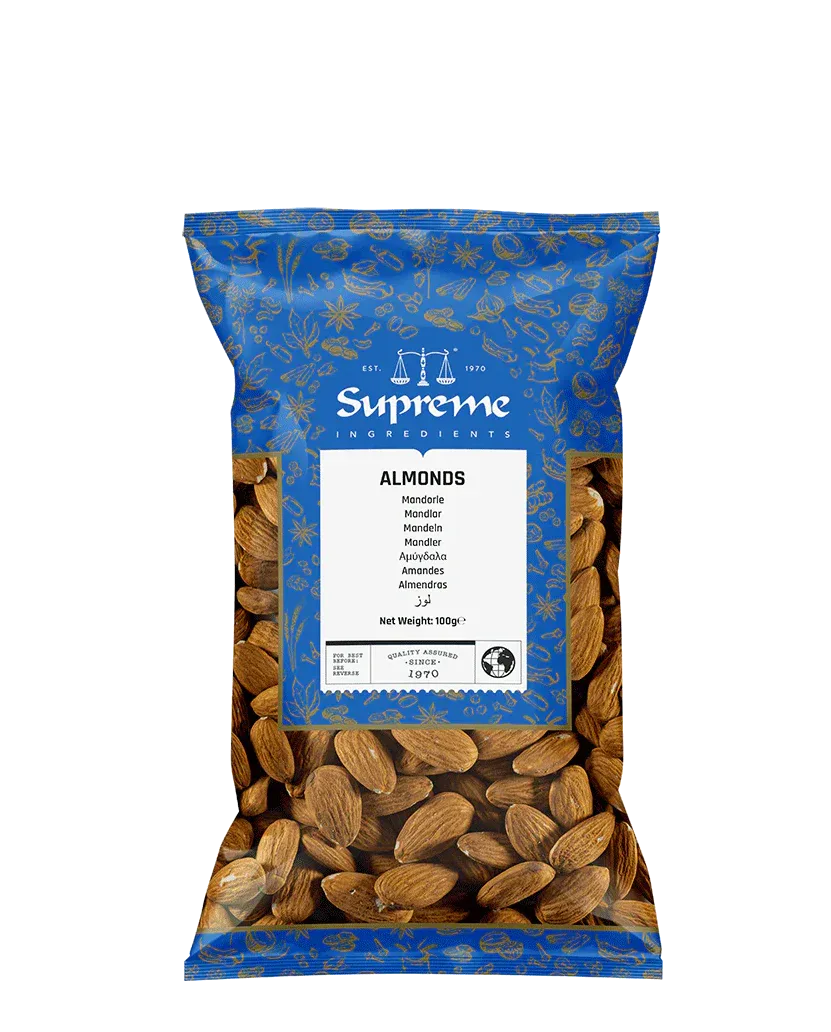 SQ ALMONDS 100G - Kashmir Watan Foodstores