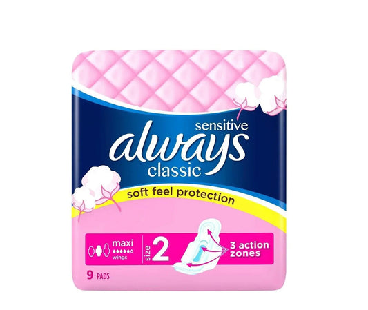 ALWAYS CLASSIC MAXI NORMAL 9'S - Kashmir Watan Foodstores
