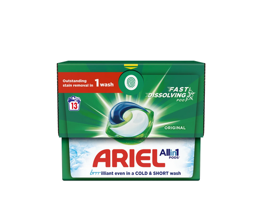 ARIEL PODS WASHING CAPSULES 13 WASH - Kashmir Watan Foodstores