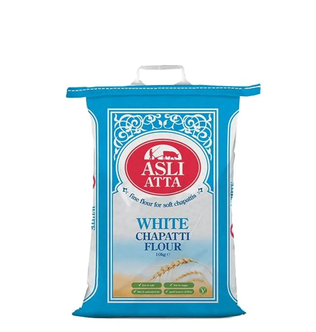 ASLI ATTA WHITE 10KG - Kashmir Watan Foodstores