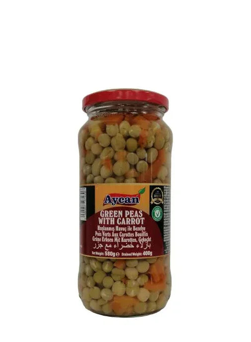 AYCAN TR GREEN PEAS 580G - Kashmir Watan Foodstores