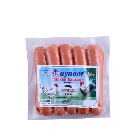 AYNOOR CHICKEN SAUSAGE 300G - Kashmir Watan Foodstores