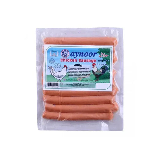 AYNOOR CHICKEN SAUSAGE 400G - Kashmir Watan Foodstores