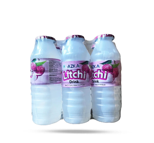 AZKA LITCHI DRINK 150MLX6 - Kashmir Watan Foodstores