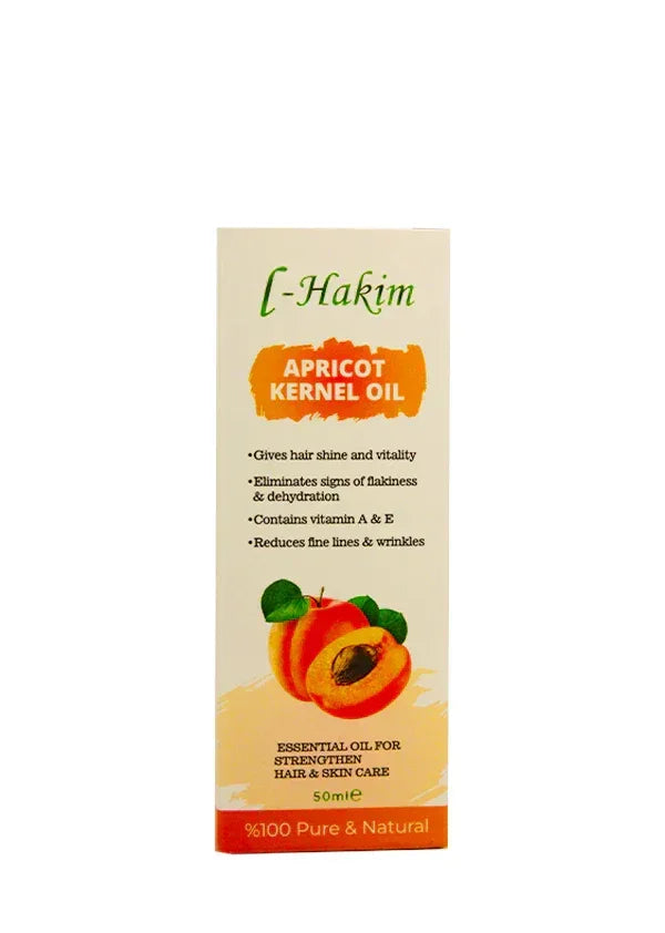 AL HAKIM APRICOT HAIR & SKIN KERNEL OIL 50ML - Kashmir Watan Foodstores