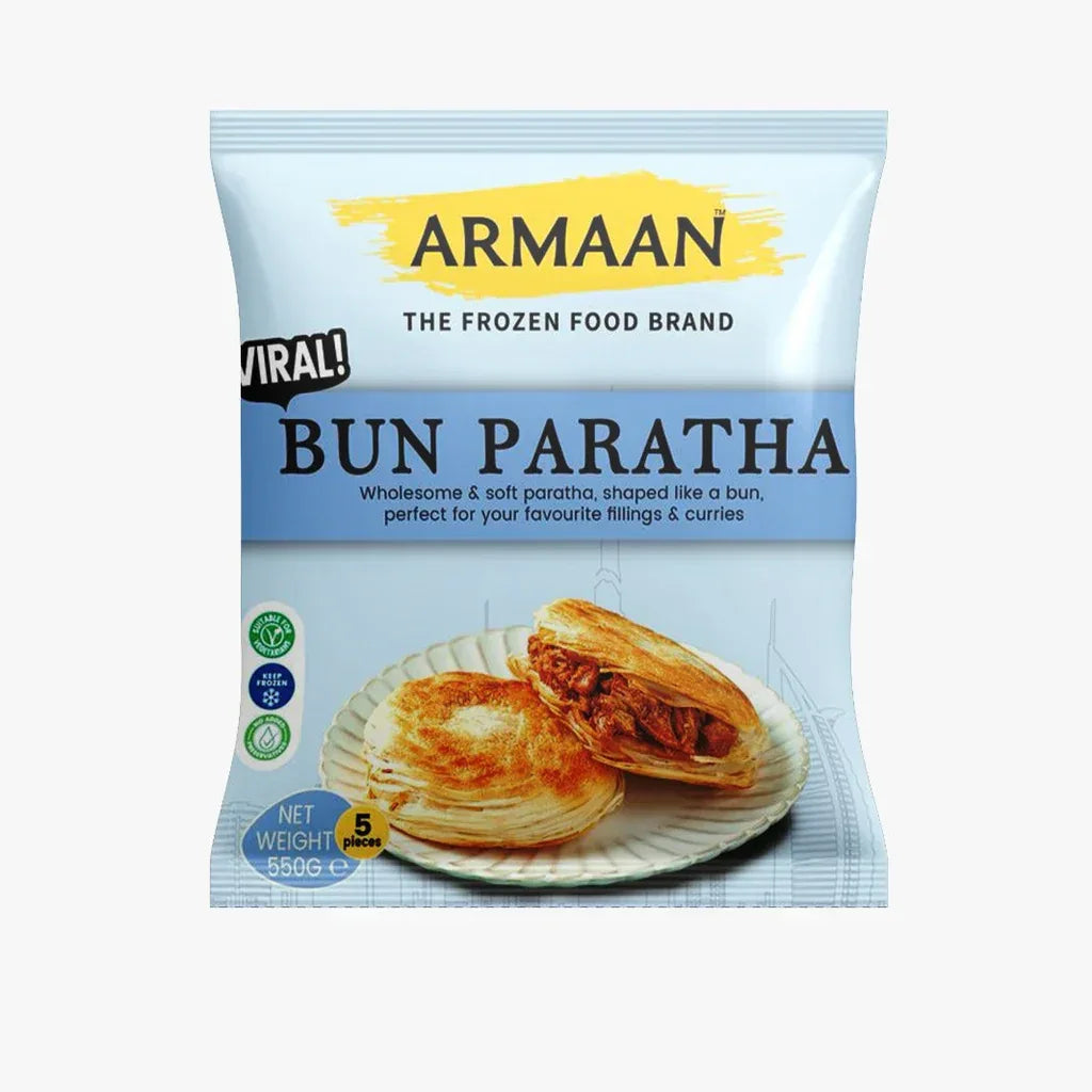 ARMAAN BUN PARATHA 550G - Kashmir Watan Foodstores