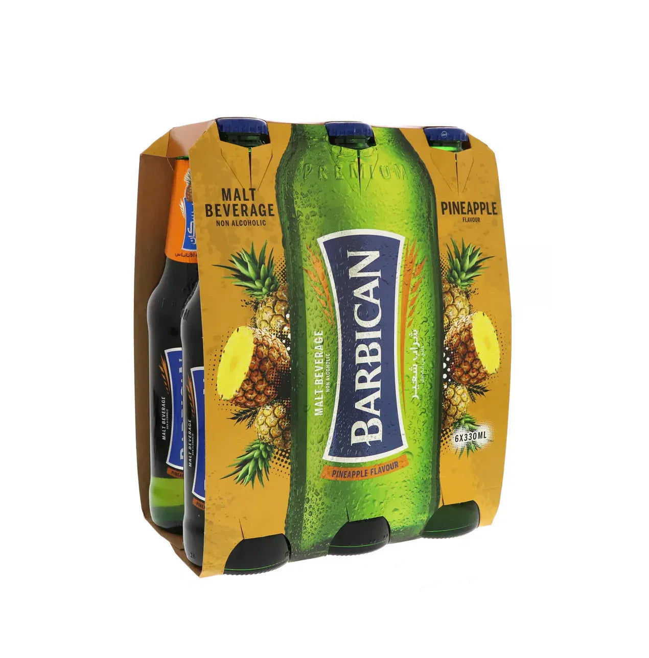 BARBICAN PINEAPPLE DRINK 6X330ML CASE - Kashmir Watan Foodstores