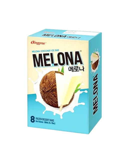 MELONA COCONUT ICE BAR 8PK (BINGGRAE) - Kashmir Watan Foodstores