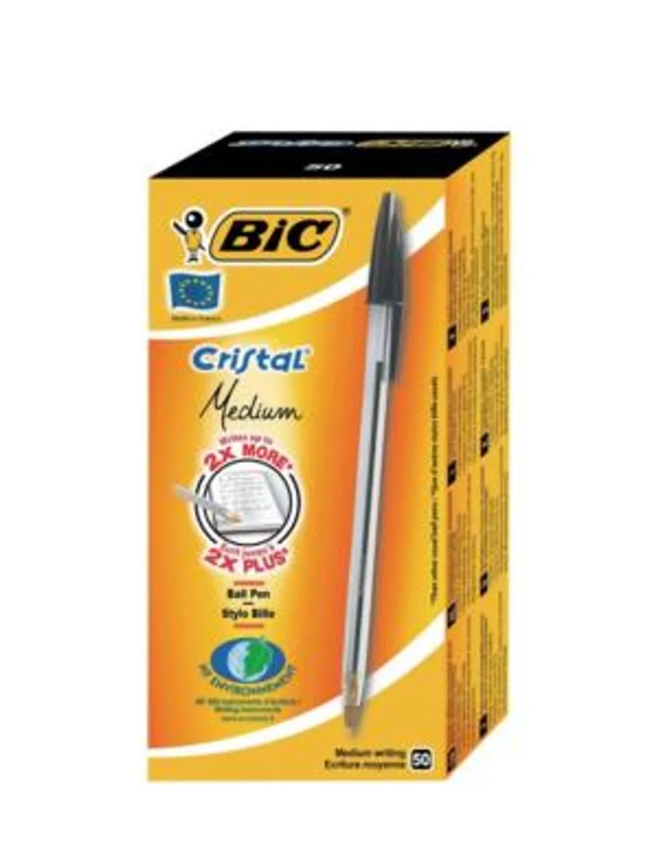 BIG CRYSTAL PEN BLACK 50PK - Kashmir Watan Foodstores