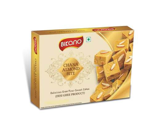 BIKANO CHANNA ALMOND BITES 400G - Kashmir Watan Foodstores