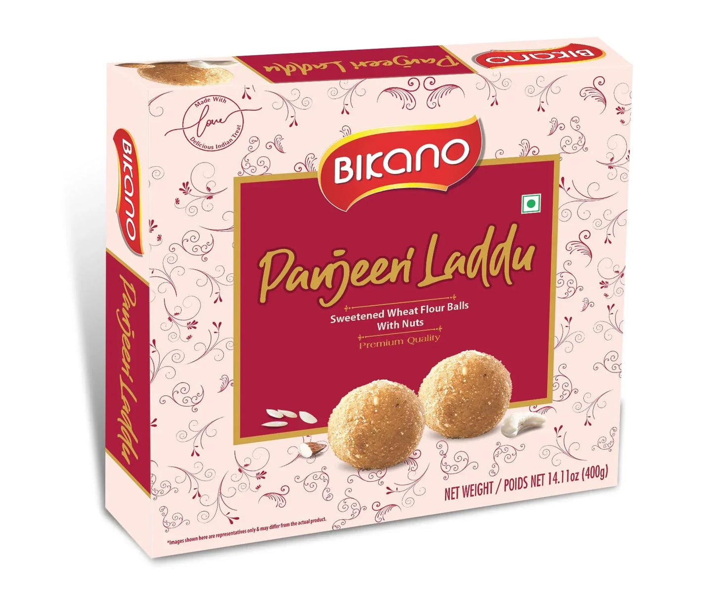 BIKANO PANJEERI LADDU 400G - Kashmir Watan Foodstores