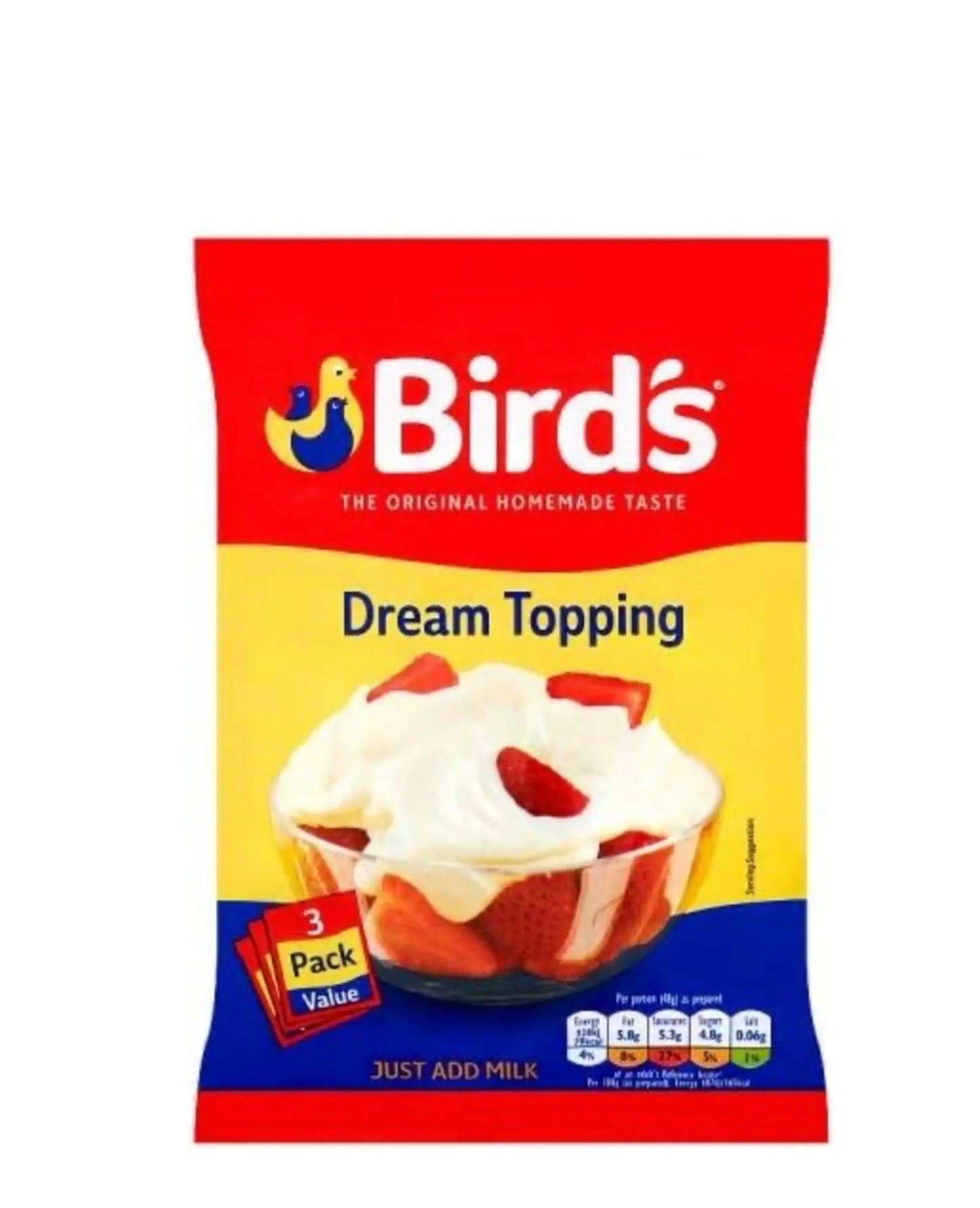 BIRDS 3PK DREAM TOPPING - Kashmir Watan Foodstores