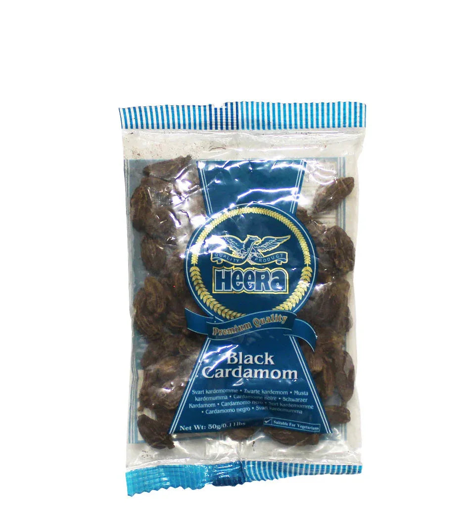 HEERA BLACK CARDAMOM 50G - Kashmir Watan Foodstores