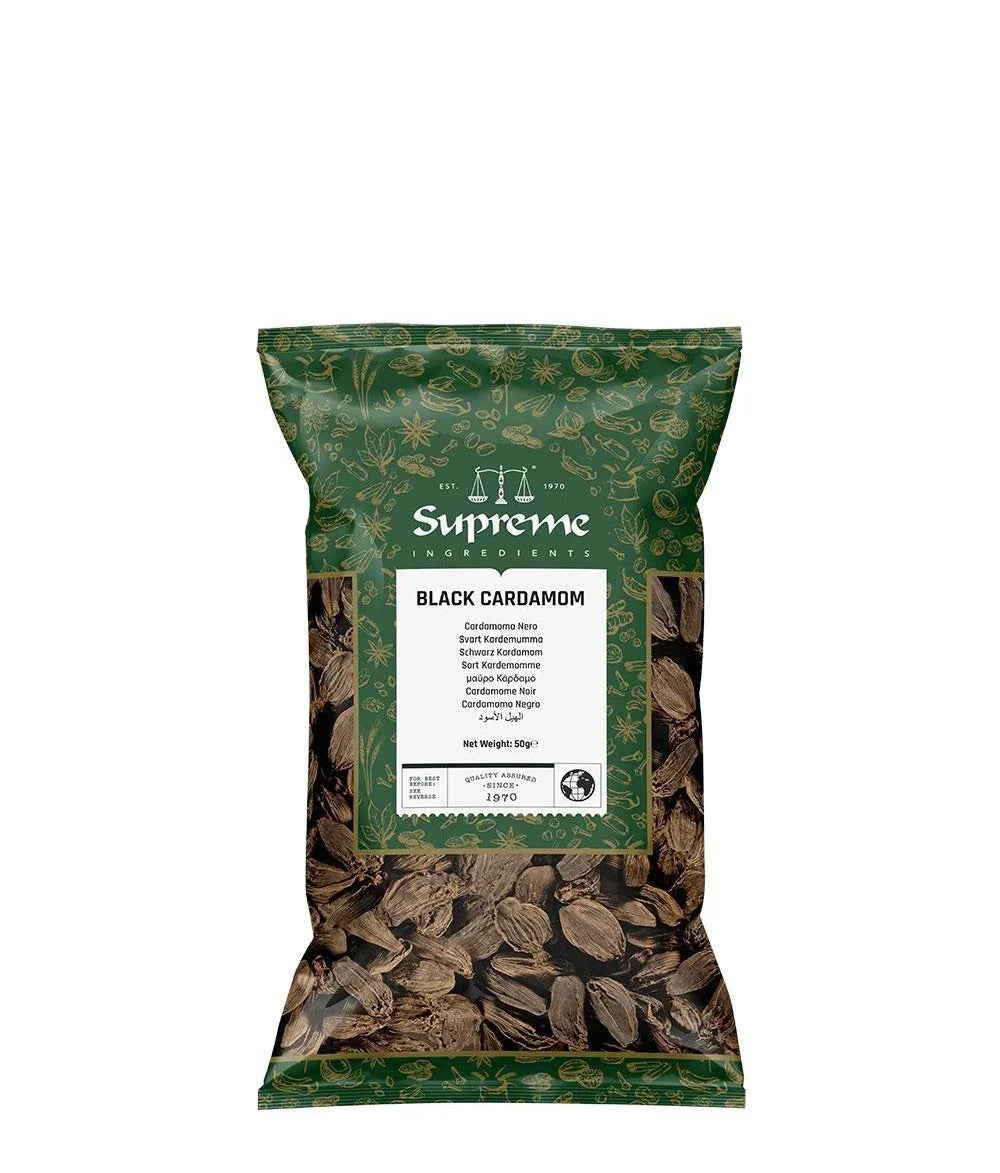 SQ BLACK CARDAMOMS 50G - Kashmir Watan Foodstores