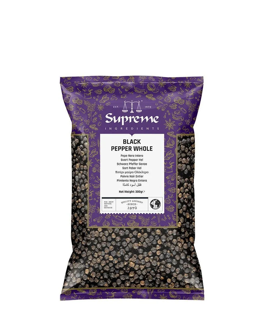 SQ BLACK PEPPER WHOLE 300G - Kashmir Watan Foodstores