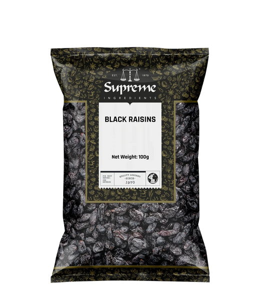 SQ BLACK RAISINS 100G - Kashmir Watan Foodstores