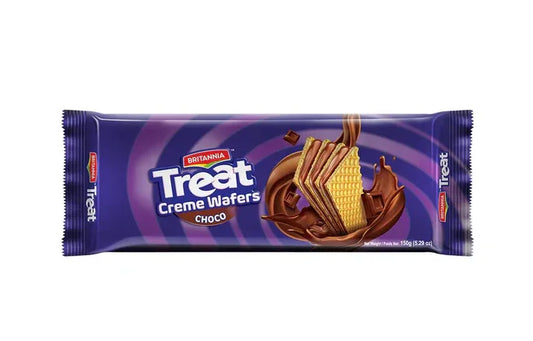 BRITANNIA CREME WAFERS CHOCO 150G PM79P - Kashmir Watan Foodstores