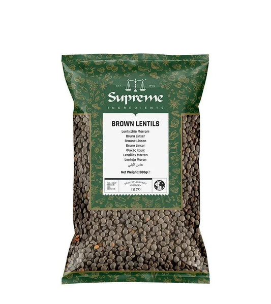 SQ BROWN LENTILS 500G - Kashmir Watan Foodstores