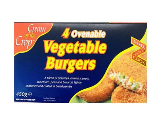 C.O.C VEG BURGER 4PCS 450G - Kashmir Watan Foodstores