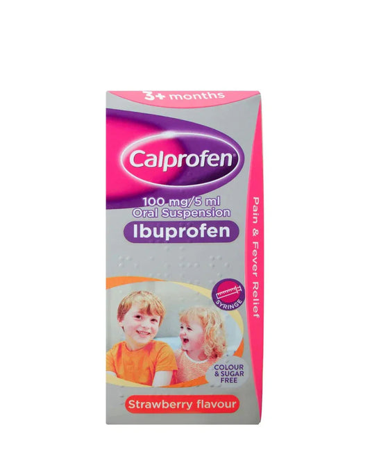 CALPROFEN IBUPROFEN STRAWBERRY 3+ 100ml - Kashmir Watan Foodstores