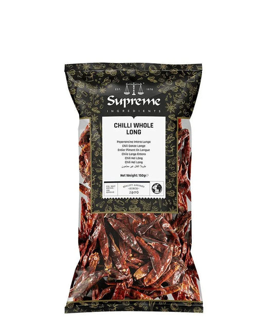 SQ CHILLI WHOLE LONG 150G - Kashmir Watan Foodstores
