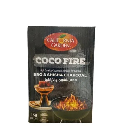 COCOFIRE BBQ SHISHA CHARCOAL 1KG (CALIFORNIA GARDEN) - Kashmir Watan Foodstores