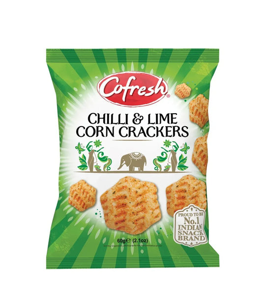 OPFRESH CHILLI & LIME CORN CRACKERS 60G - Kashmir Watan Foodstores